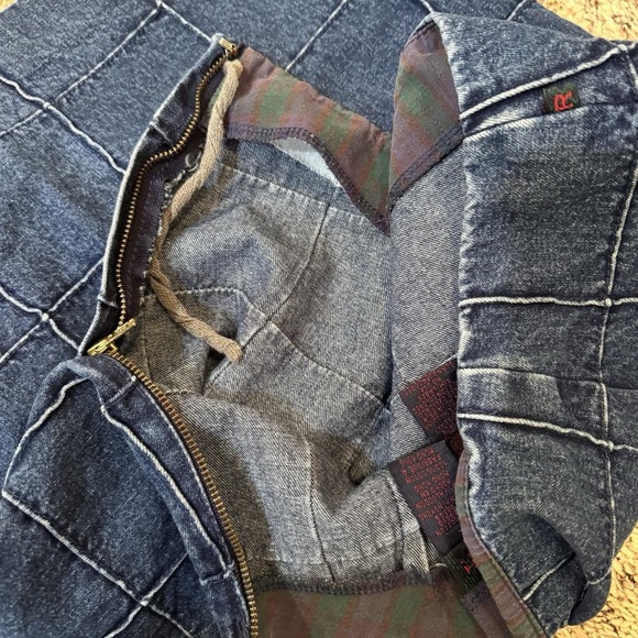 Ralph Lauren Denim Skirt Window Panel Design Women's 2 Vintage - Picture 12 of 14